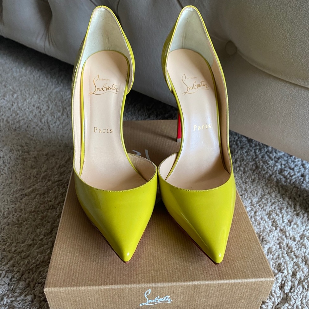 Christian Louboutin Ibiza Pigalle 100mm Size 38.5